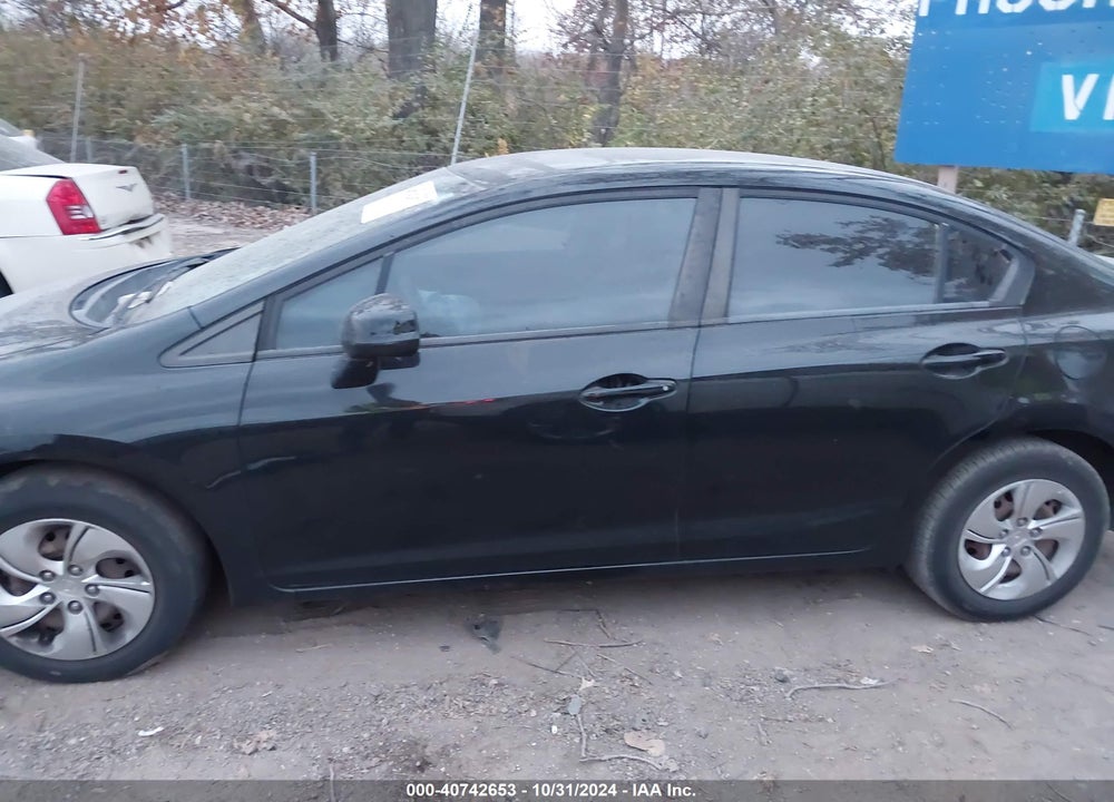 2013 HONDA CIVIC LX VIN: 19XFB2F50DE028610