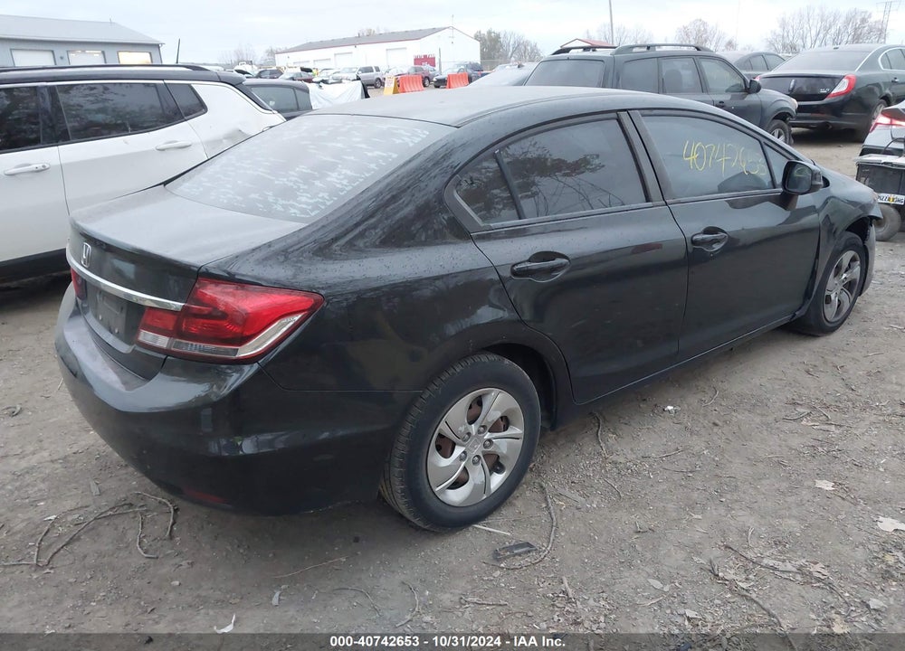 2013 HONDA CIVIC LX VIN: 19XFB2F50DE028610
