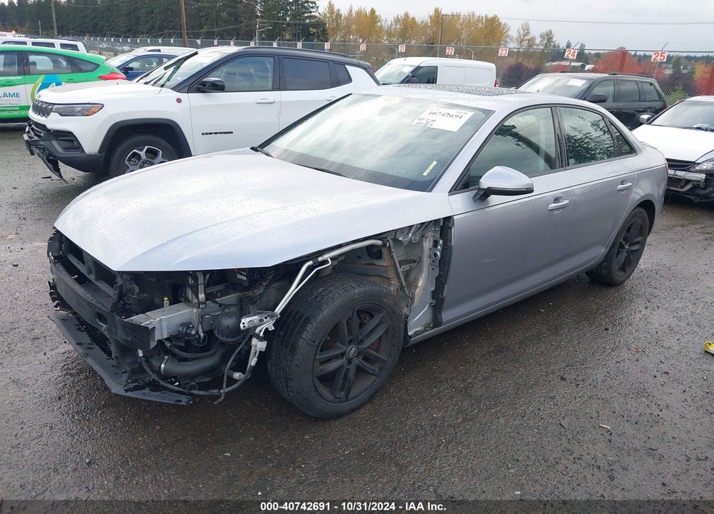 2017 AUDI A4 2.0T PREMIUM VIN: WAUANAF42HN026777