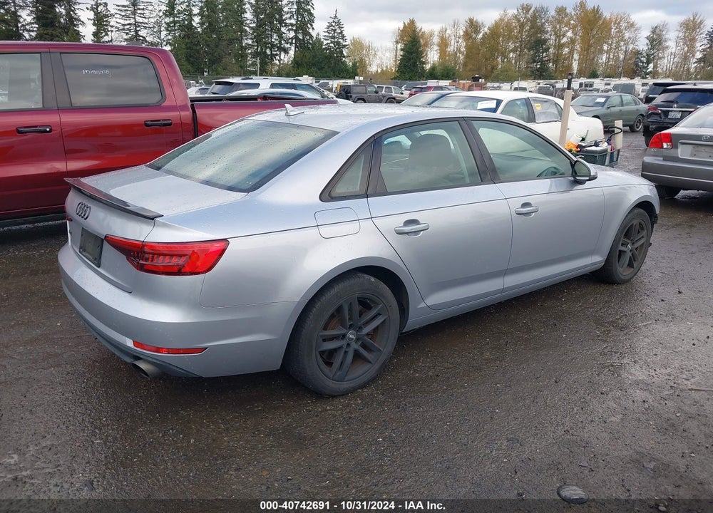 2017 AUDI A4 2.0T PREMIUM VIN: WAUANAF42HN026777