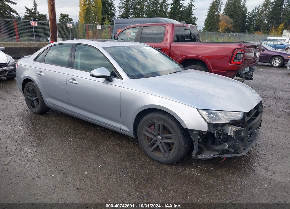 2017 AUDI A4 2.0T PREMIUM VIN: WAUANAF42HN026777