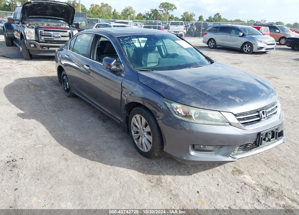 2014 HONDA ACCORD EX-L V-6 VIN: 1HGCR3F81EA035702
