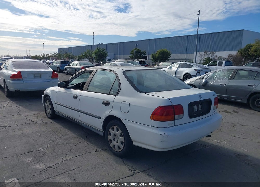 1998 HONDA CIVIC DX VIN: 2HGEJ6525WH596552