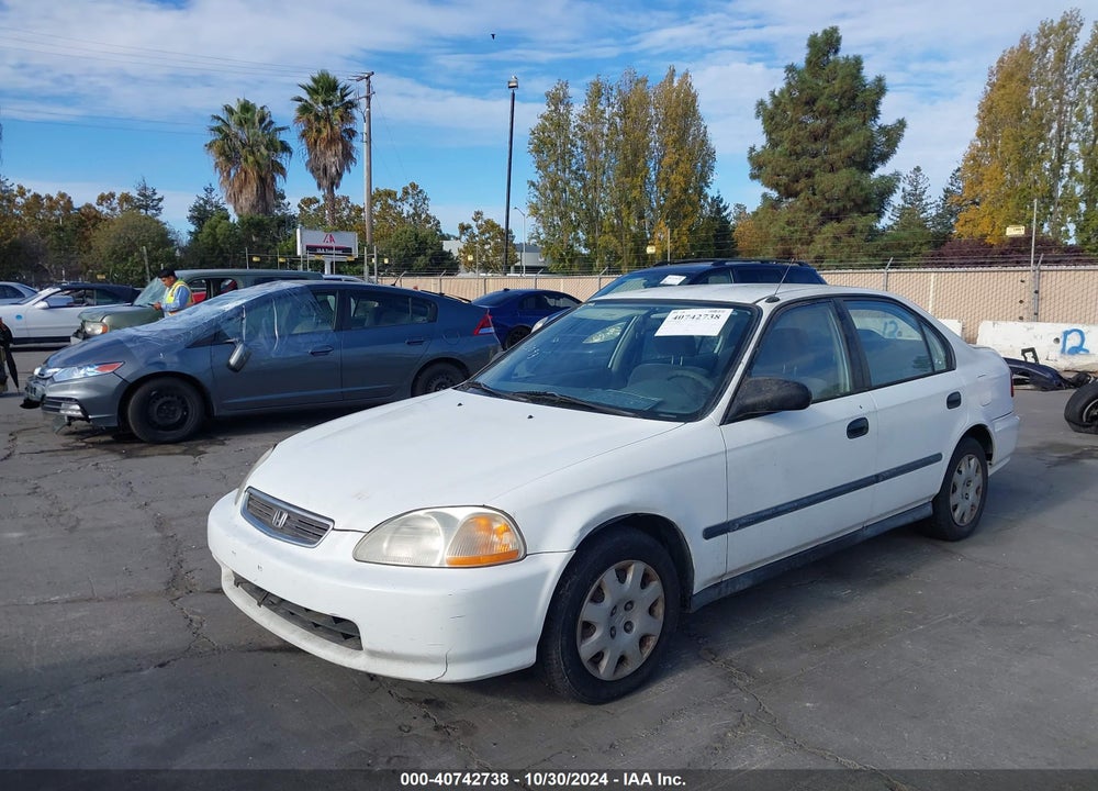 1998 HONDA CIVIC DX VIN: 2HGEJ6525WH596552