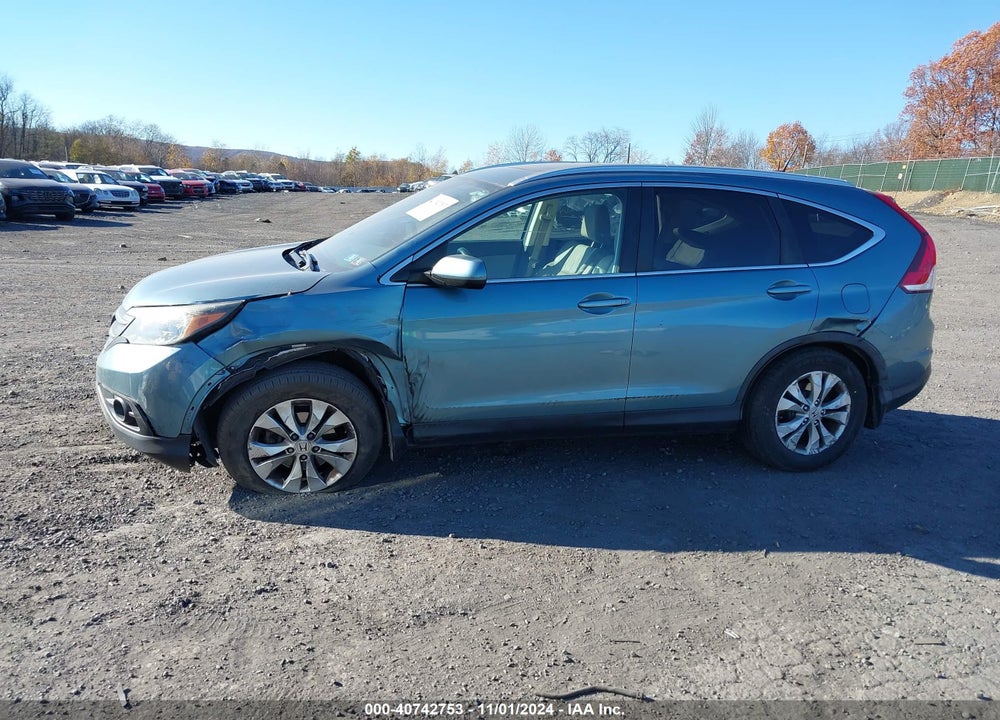 2013 HONDA CR-V EX-L VIN: 5J6RM4H70DL025998