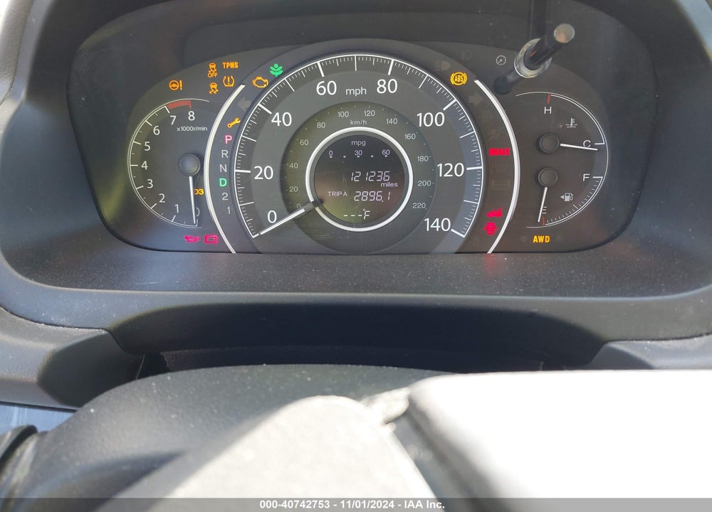 2013 HONDA CR-V EX-L VIN: 5J6RM4H70DL025998