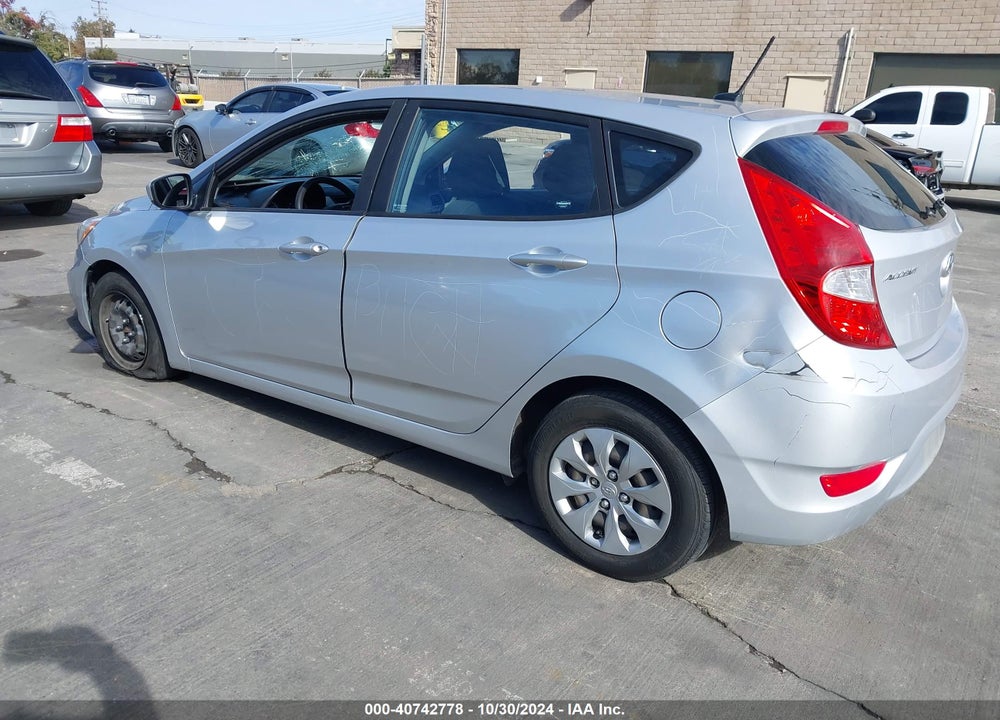 2017 HYUNDAI ACCENT SE VIN: KMHCT5AE1HU344805