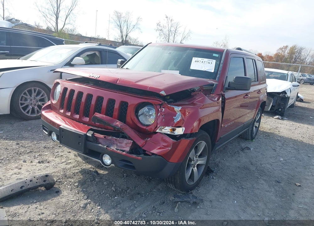 2016 JEEP PATRIOT HIGH ALTITUDE EDITION VIN: 1C4NJPFA2GD600761