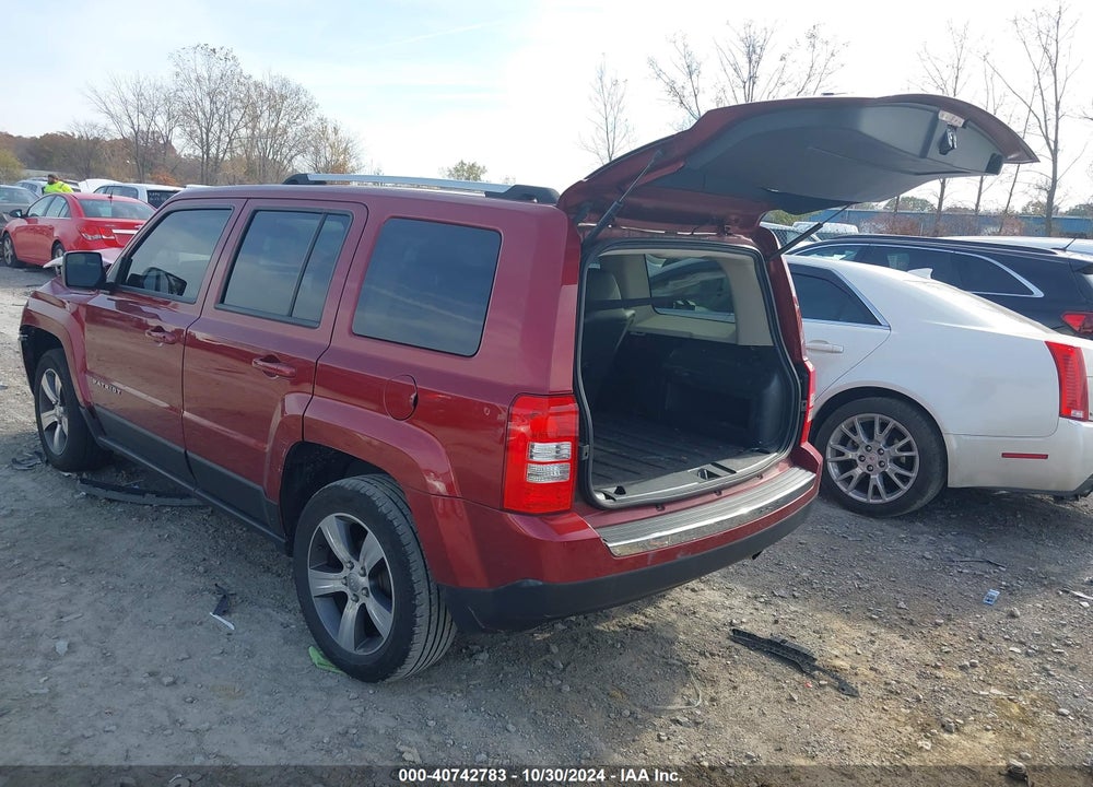 2016 JEEP PATRIOT HIGH ALTITUDE EDITION VIN: 1C4NJPFA2GD600761