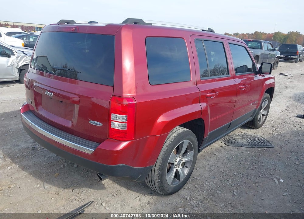 2016 JEEP PATRIOT HIGH ALTITUDE EDITION VIN: 1C4NJPFA2GD600761