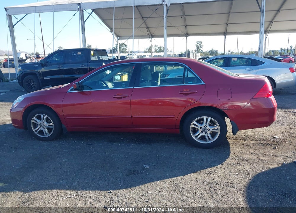 2007 HONDA ACCORD 2.4 EX VIN: 1HGCM56787A103739