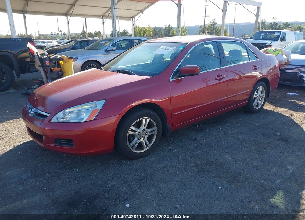 2007 HONDA ACCORD 2.4 EX VIN: 1HGCM56787A103739