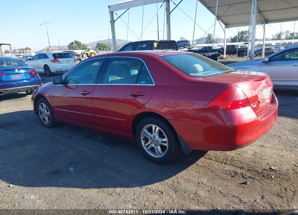 2007 HONDA ACCORD 2.4 EX VIN: 1HGCM56787A103739