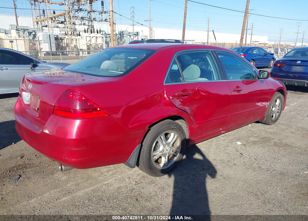 2007 HONDA ACCORD 2.4 EX VIN: 1HGCM56787A103739