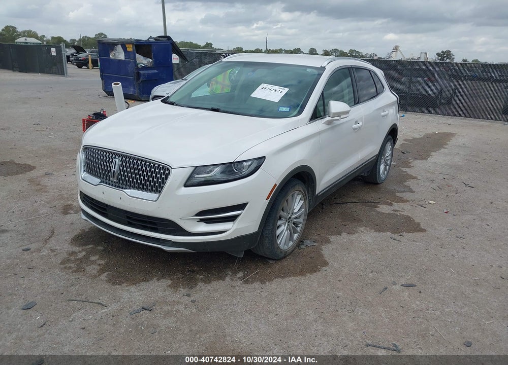 2019 LINCOLN MKC STANDARD VIN: 5LMCJ1C99KUL44439