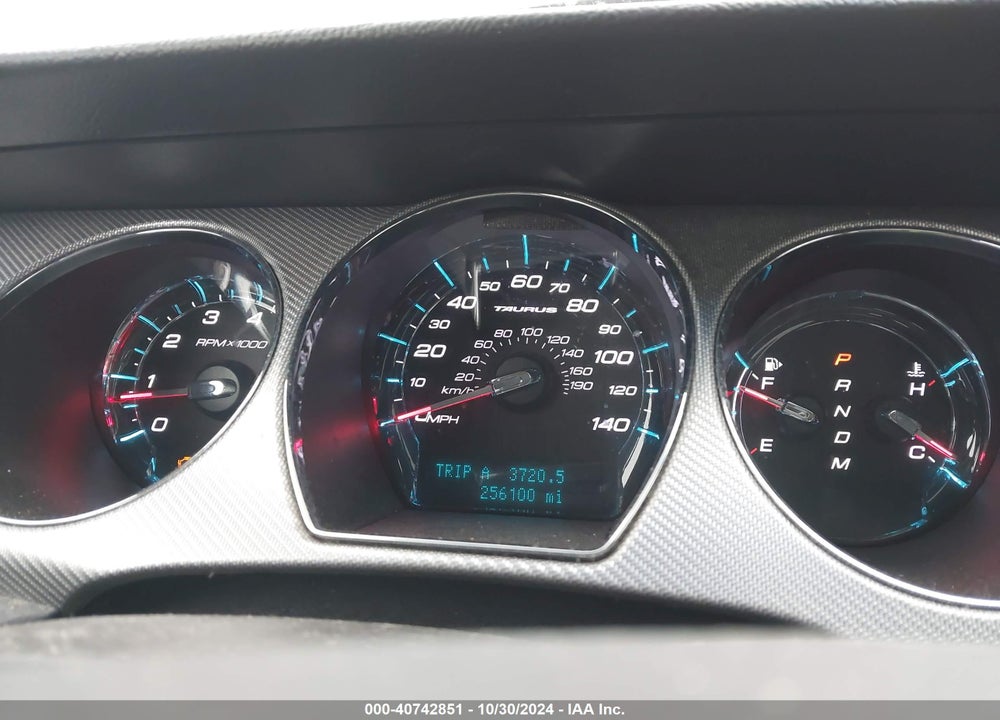 2012 FORD TAURUS SHO VIN: 1FAHP2KTXCG143248