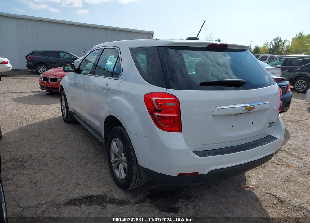 2016 CHEVROLET EQUINOX LS VIN: 2GNALBEK4G6224480
