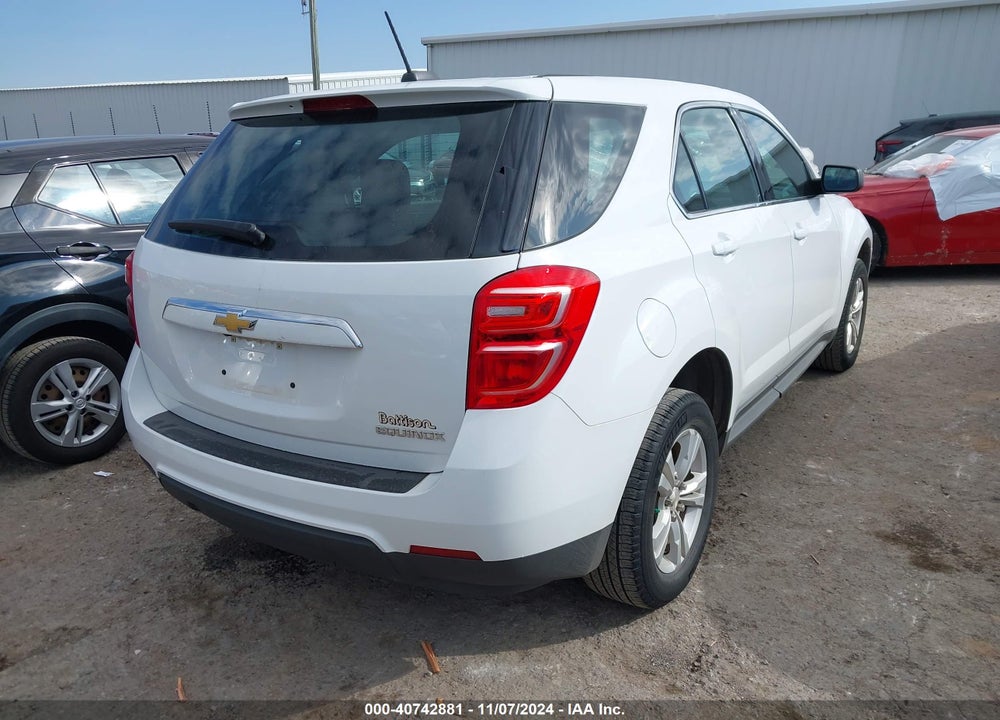 2016 CHEVROLET EQUINOX LS VIN: 2GNALBEK4G6224480