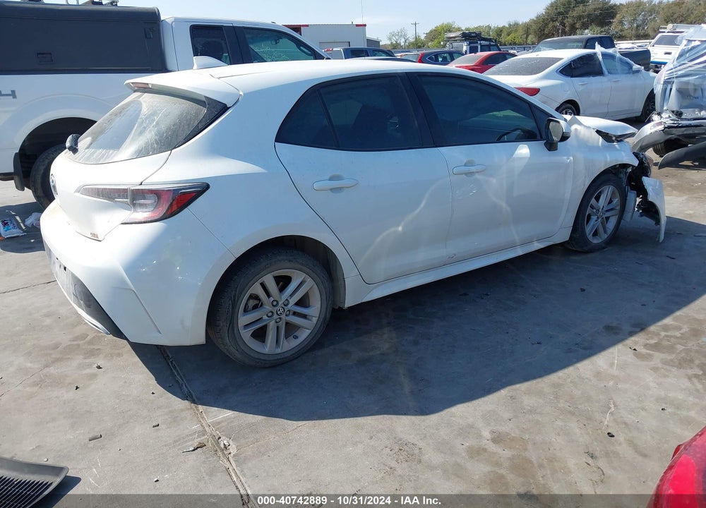 2022 TOYOTA COROLLA SE VIN: JTND4MBE0N3165747