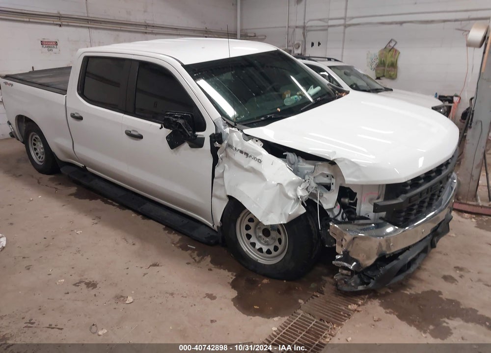 2021 CHEVROLET SILVERADO 1500 4WD STANDARD BED WT VIN: 1GCPYAEHXMZ233087