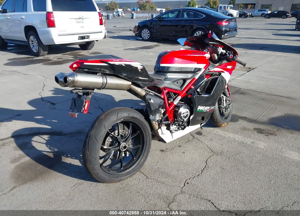2012 DUCATI SUPERBIKE 848/848 EVO CORSE SE VIN: ZDM1XBMV0CB021395