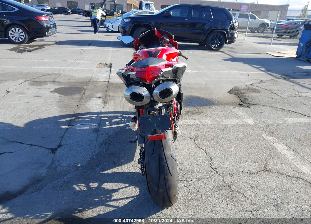 2012 DUCATI SUPERBIKE 848/848 EVO CORSE SE VIN: ZDM1XBMV0CB021395