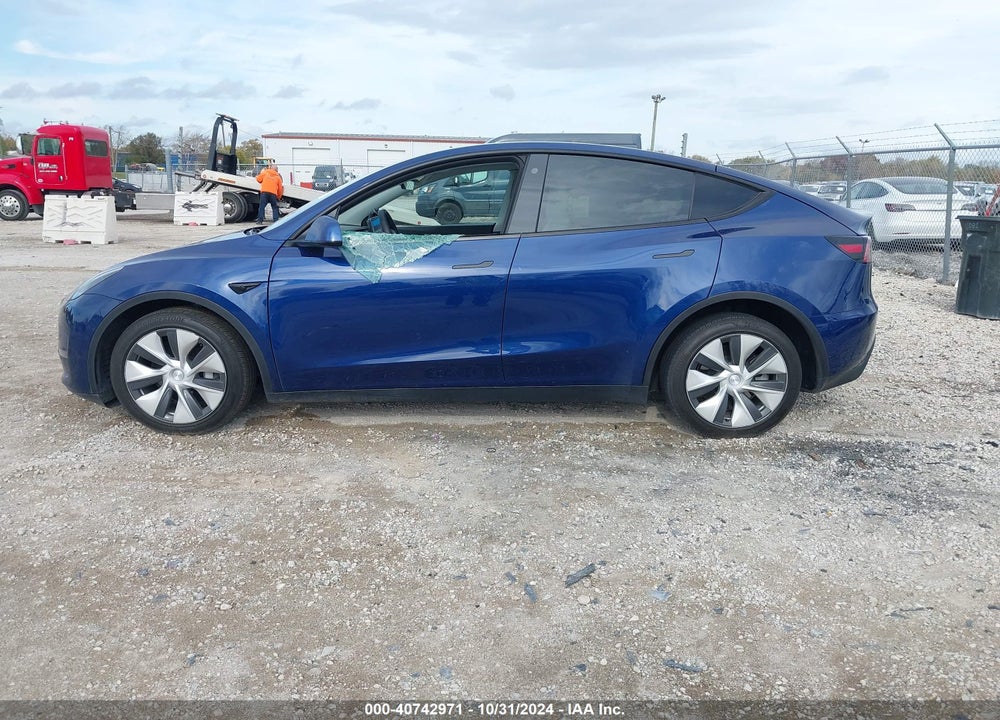 2021 TESLA MODEL Y LONG RANGE DUAL MOTOR ALL-WHEEL DRIVE VIN: 5YJYGDEE3MF210478