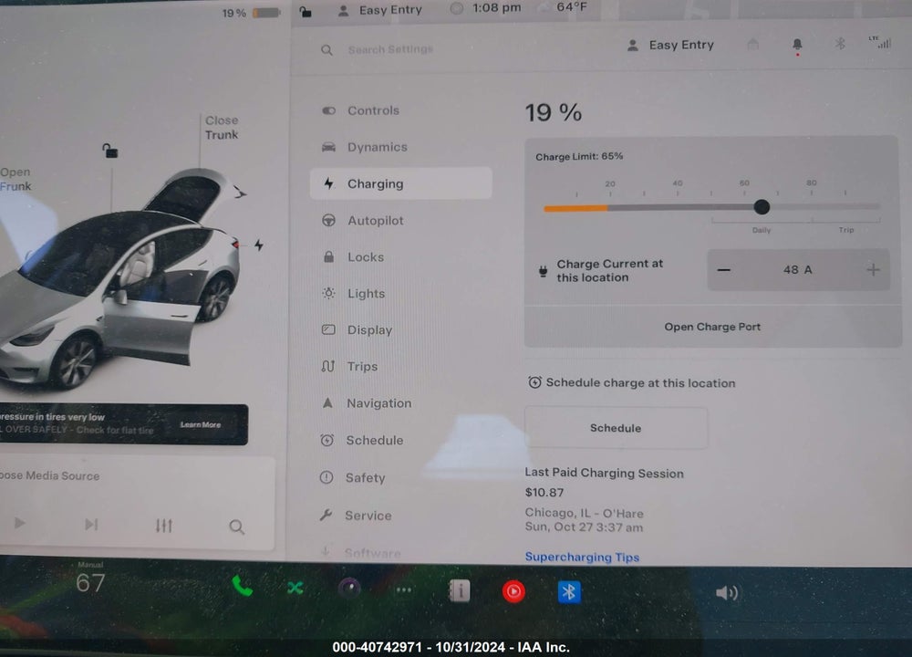 2021 TESLA MODEL Y LONG RANGE DUAL MOTOR ALL-WHEEL DRIVE VIN: 5YJYGDEE3MF210478