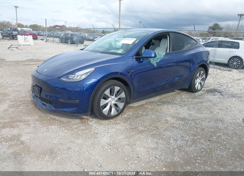 2021 TESLA MODEL Y LONG RANGE DUAL MOTOR ALL-WHEEL DRIVE VIN: 5YJYGDEE3MF210478