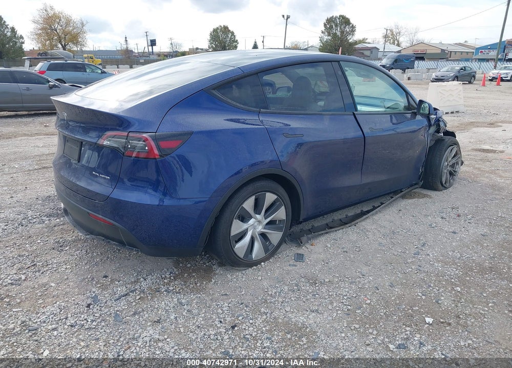 2021 TESLA MODEL Y LONG RANGE DUAL MOTOR ALL-WHEEL DRIVE VIN: 5YJYGDEE3MF210478