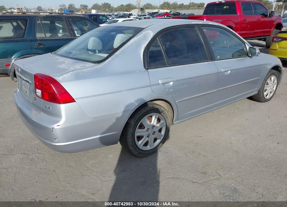 2003 HONDA CIVIC EX VIN: 2HGES26763H608249