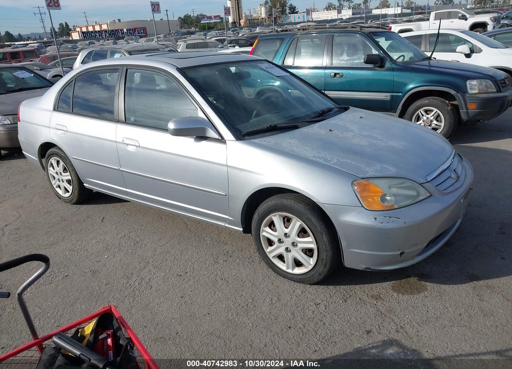 2003 HONDA CIVIC EX VIN: 2HGES26763H608249