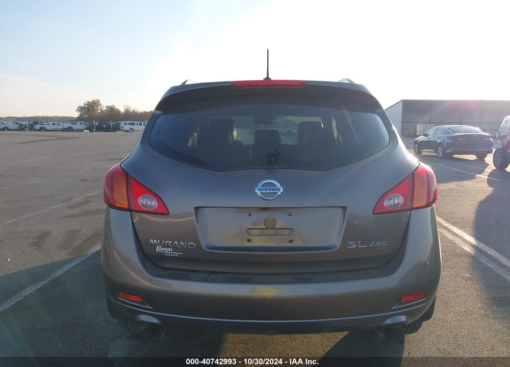 2010 NISSAN MURANO SL VIN: JN8AZ1MW1AW131374