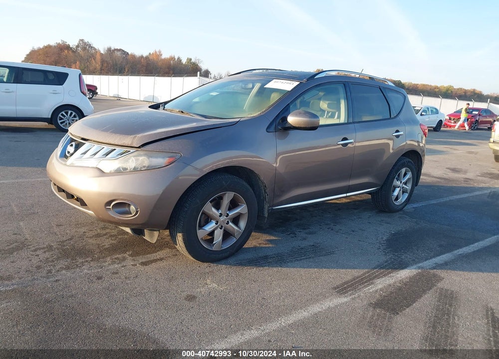 2010 NISSAN MURANO SL VIN: JN8AZ1MW1AW131374