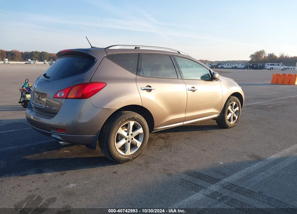 2010 NISSAN MURANO SL VIN: JN8AZ1MW1AW131374