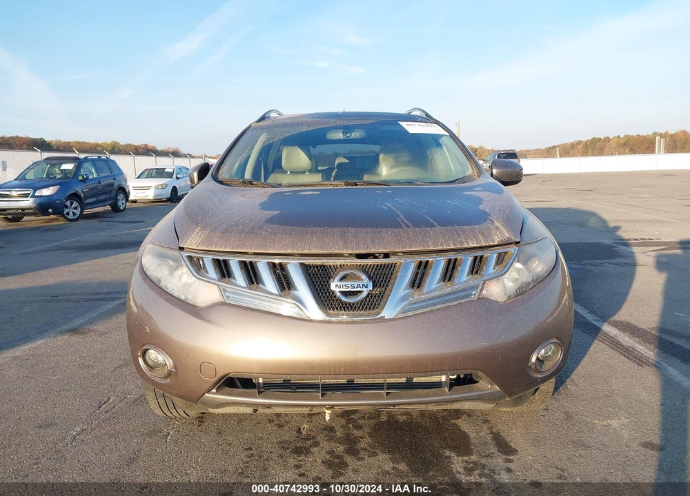 2010 NISSAN MURANO SL VIN: JN8AZ1MW1AW131374