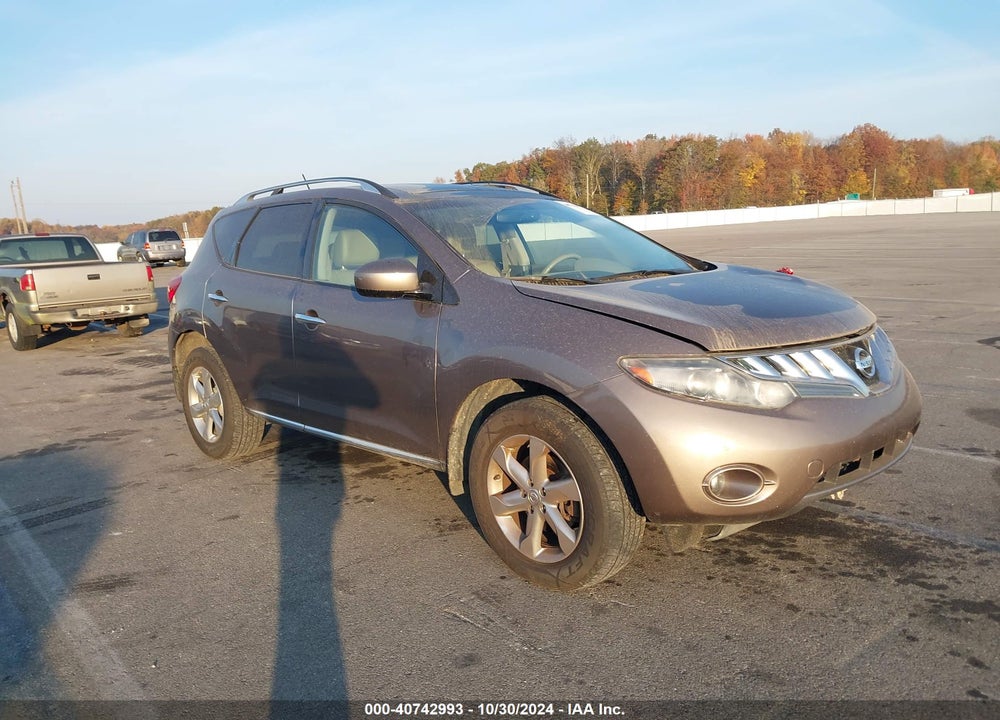 2010 NISSAN MURANO SL VIN: JN8AZ1MW1AW131374