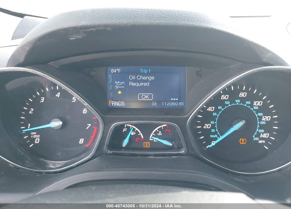2015 FORD ESCAPE SE VIN: 1FMCU9GX6FUC65611