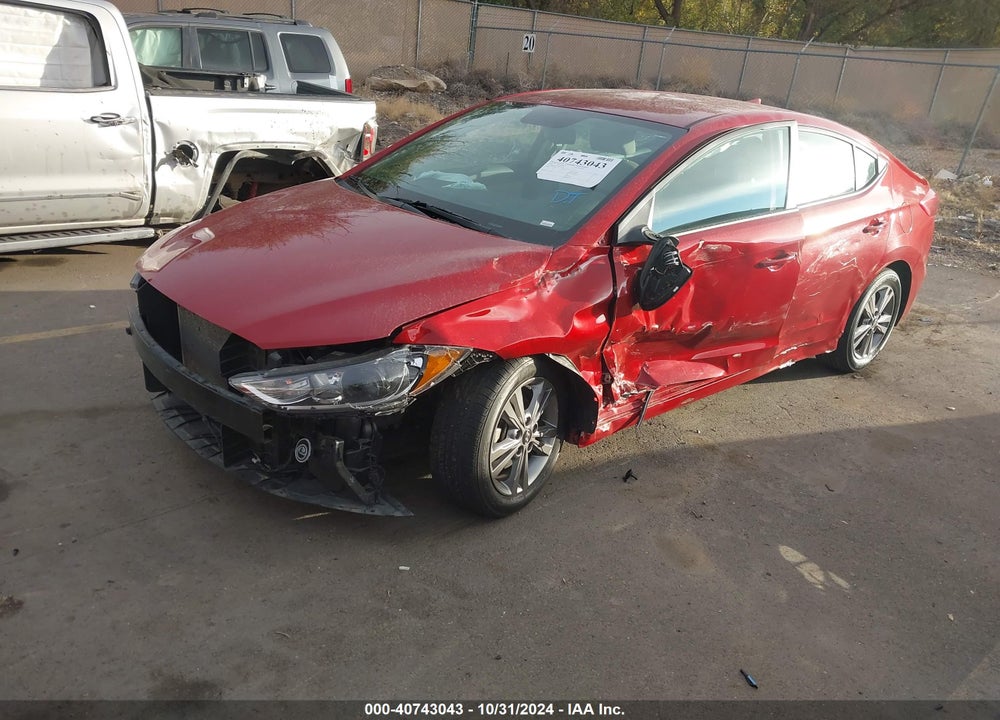 2018 HYUNDAI ELANTRA SEL VIN: KMHD84LF4JU685238