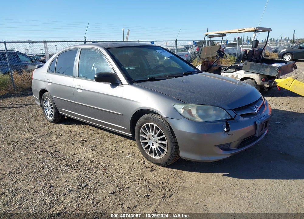 2005 HONDA CIVIC EX VIN: 1HGES26785L006281