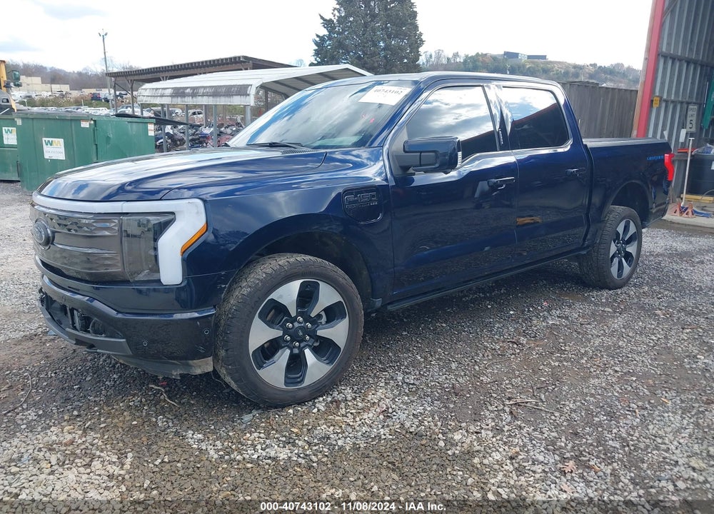 2023 FORD F-150 LIGHTNING PLATINUM VIN: 1FT6W1EV8PWG30312