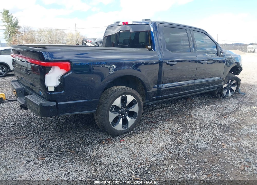 2023 FORD F-150 LIGHTNING PLATINUM VIN: 1FT6W1EV8PWG30312