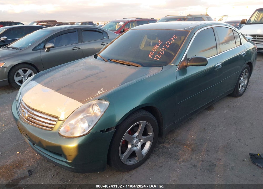 2003 INFINITI G35 LUXURY LEATHER VIN: JNKCV51E03M324096