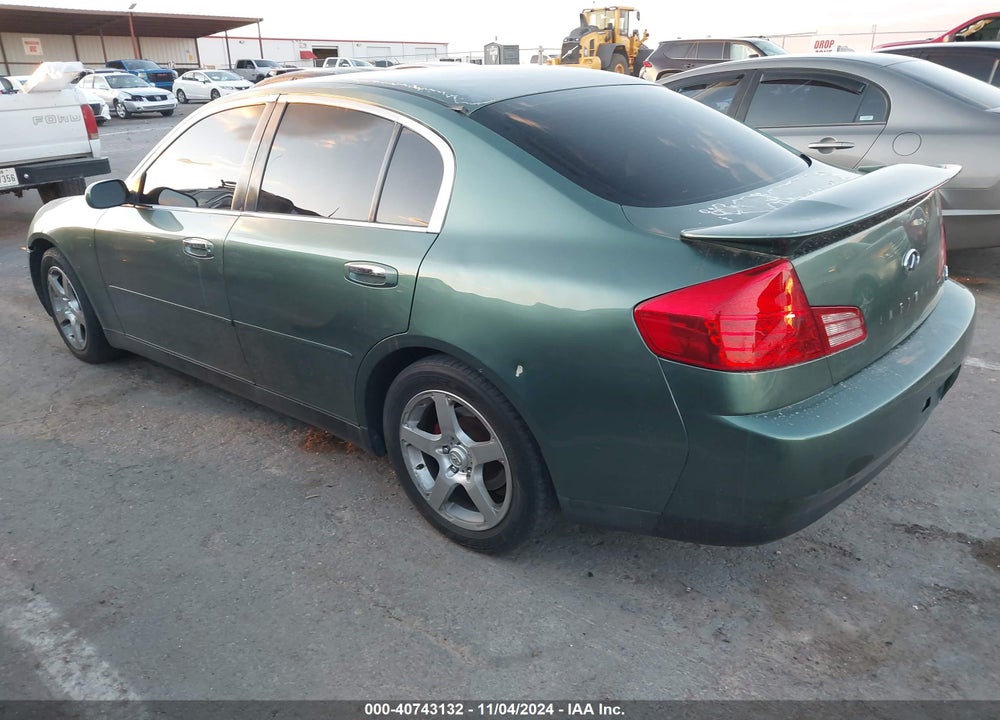 2003 INFINITI G35 LUXURY LEATHER VIN: JNKCV51E03M324096