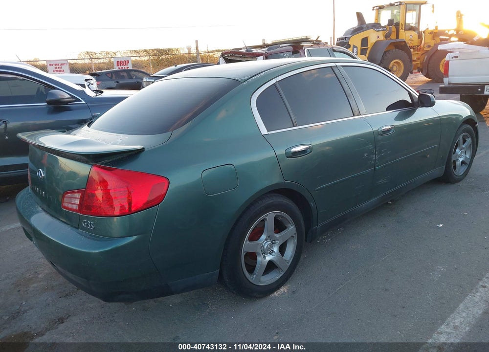 2003 INFINITI G35 LUXURY LEATHER VIN: JNKCV51E03M324096
