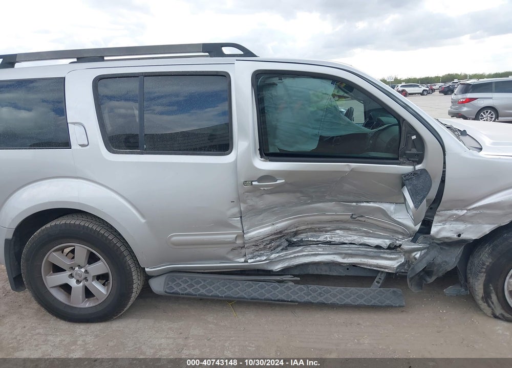 2012 NISSAN PATHFINDER SV VIN: 5N1AR1NN5CC601987