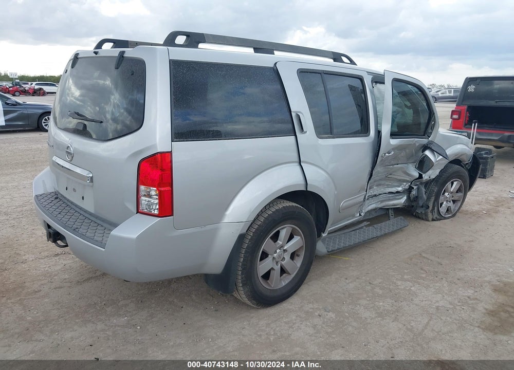 2012 NISSAN PATHFINDER SV VIN: 5N1AR1NN5CC601987