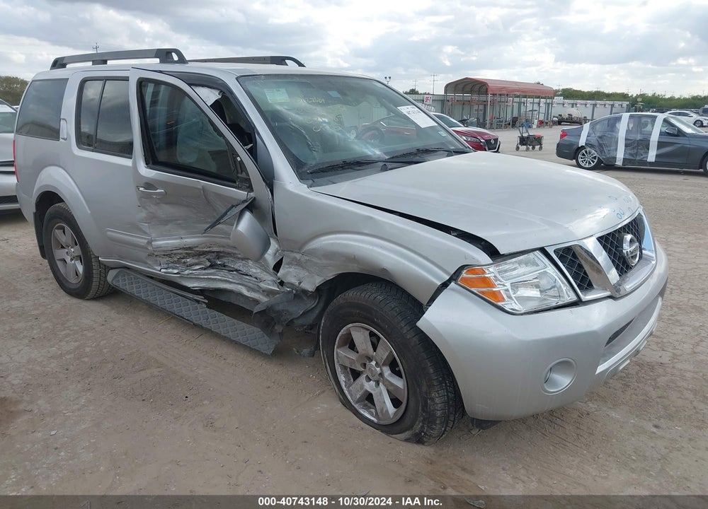 2012 NISSAN PATHFINDER SV VIN: 5N1AR1NN5CC601987