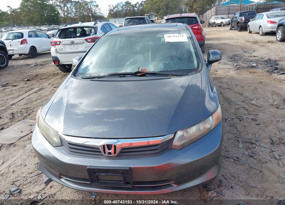 2012 HONDA CIVIC EX-L VIN: 2HGFB2F92CH331458