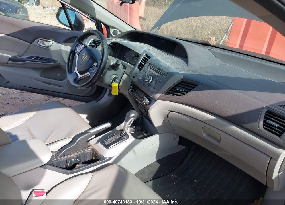 2012 HONDA CIVIC EX-L VIN: 2HGFB2F92CH331458